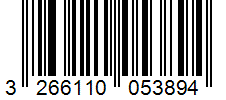 Barcode 3266110053894