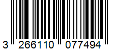 Barcode 3266110077494