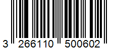 Barcode 3266110500602