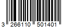 Barcode 3266110501401