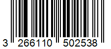 Barcode 3266110502538