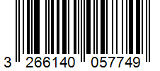 Barcode 3266140057749
