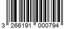 Barcode 3266191000794