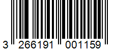 Barcode 3266191001159