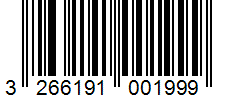 Barcode 3266191001999