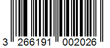 Barcode 3266191002026