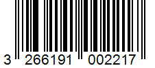 Barcode 3266191002217