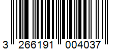 Barcode 3266191004037