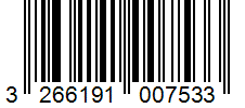Barcode 3266191007533
