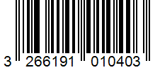 Barcode 3266191010403