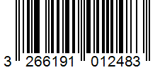 Barcode 3266191012483