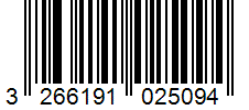 Barcode 3266191025094