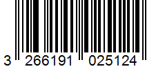 Barcode 3266191025124