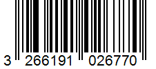 Barcode 3266191026770