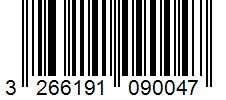 Barcode 3266191090047