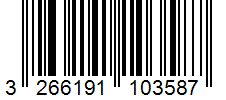 Barcode 3266191103587