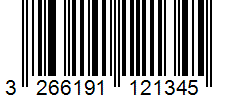 Barcode 3266191121345