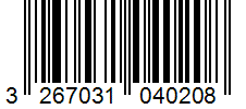 Barcode 3267031040208