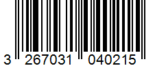 Barcode 3267031040215