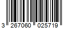 Barcode 3267060025719