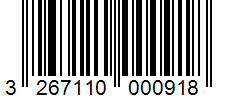 Barcode 3267110000918