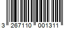 Barcode 3267110001311