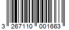 Barcode 3267110001663