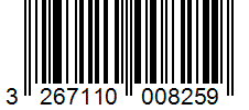 Barcode 3267110008259