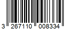 Barcode 3267110008334