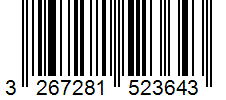 Barcode 3267281523643