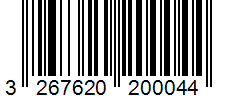 Barcode 3267620200044