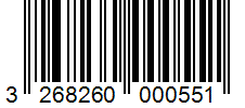 Barcode 3268260000551