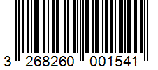 Barcode 3268260001541