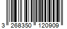 Barcode 3268350120909