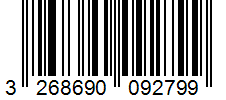 Barcode 3268690092799