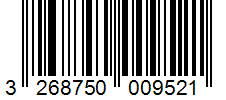 Barcode 3268750009521