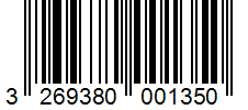 Barcode 3269380001350