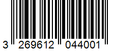 Barcode 3269612044001
