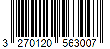 Barcode 3270120563007
