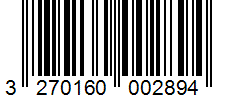 Barcode 3270160002894