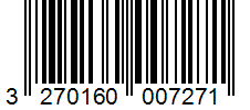 Barcode 3270160007271