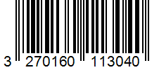 Barcode 3270160113040