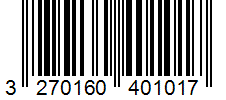 Barcode 3270160401017