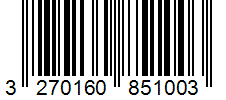 Barcode 3270160851003