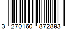 Barcode 3270160872893