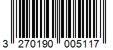 Barcode 3270190005117