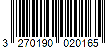 Barcode 3270190020165