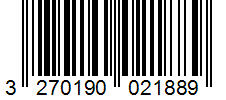 Barcode 3270190021889