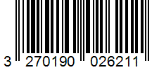 Barcode 3270190026211
