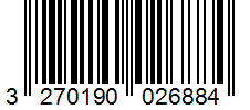 Barcode 3270190026884